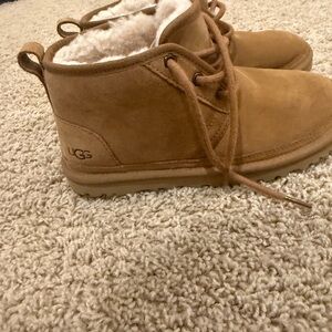 UGG Neumel Classic Fur Lined Suede Lace Up Chukka Boots